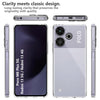 Mobielectro Soft Silicon Transparent |Scratch Resistant Clear Case for Redmi 13 5G