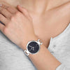 Youth Analog Black Dial Women's Watch-NL2480SM02/NP2480SM02