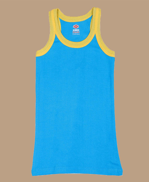 T.T. Kids Titanic Gym Vest Pack Of 3 Red-Grey-Trqs