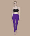 T.T. Women Solid Chudidar Cotton Lycra Cool Leggings -Wine