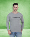 HiFlyers Men Grey Regular Fit Printed Round Neck T-Shirt