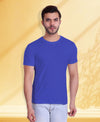 T.T. Poly Men Blue Quick-Dry Tshirt