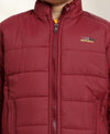 HiFlyers Boys Regular Fit | Polyster |Fluffy Full Sleeves |Quilted Insulation|High Neck Stand Collar|Zipper Jacket -Red