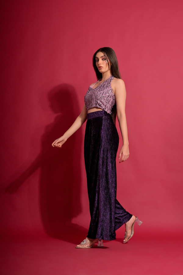 Garden Party Sequined Bralette Co Ords (Combo)