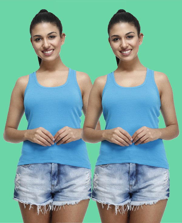 T.T. Women Racerback Vest Turquoise