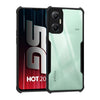 Mobielectro Camera Bump Protection | Slim Stylish 360 Protection Design |Crystal Clear | Shockproof Eagle Back Cover for Infinix Hot 20 5G - Black