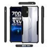 Mobielectro Camera Bump Protection | Slim Stylish 360 Protection Design |Crystal Clear | Shockproof Eagle Back Cover for Tecno Pova 3 - Black