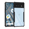 Mobielectro Camera Bump Protection | Slim Stylish 360 Protection Design |Crystal Clear | Shockproof Eagle Back Cover for Pixel 7A - Black