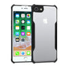 Mobielectro Camera Bump Protection | Slim Stylish 360 Protection Design |Crystal Clear | Shockproof Eagle Back Cover for iPhone 6 Plus- Black