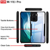 Mobielectro Camera Bump Protection | Slim Stylish 360 Protection Design |Crystal Clear | Shockproof Eagle Back Cover for Mi 11X Pro |Mi 11X|Mi 11i|RedMi K40 Pro|RedMi K40 Pro Plus|POCO F3 - Black