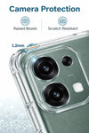 Mobielectro Clear Transparent Shockproof Scratch Resistant Protective Phone Case for Oppo F33 5G