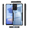 Mobielectro Camera Bump Protection | Slim Stylish 360 Protection Design |Crystal Clear | Shockproof Eagle Back Cover for Oppo A16 - Black