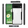 Mobielectro Camera Bump Protection | Slim Stylish 360 Protection Design |Crystal Clear | Shockproof Eagle Back Cover for Pixel 7 - Black