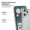 Mobielectro Clear Transparent Shockproof Scratch Resistant Protective Phone Case for CMF Phone 2 Pro 5G