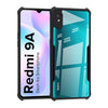 Mobielectro Camera Bump Protection | Slim Stylish 360 Protection Design |Crystal Clear | Shockproof Eagle Back Cover for RedMi 9A|9i|9 Sport|9i Sport - Black
