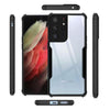 Mobielectro Camera Bump Protection | Slim Stylish 360 Protection Design |Crystal Clear | Shockproof Eagle Back Cover for Samsung S21 ULTRA- Black