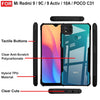 Mobielectro Camera Bump Protection | Slim Stylish 360 Protection Design |Crystal Clear | Shockproof Eagle Back Cover for RedMi 9C| RedMi 9 |RedMi 9 Active|RedMi 10A|POCO C31 - Black