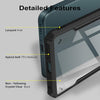Mobielectro Camera Bump Protection | Slim Stylish 360 Protection Design |Crystal Clear | Shockproof Eagle Back Cover for Samsung J7 PRIME- Black