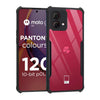 Mobielectro Camera Bump Protection | Slim Stylish 360 Protection Design |Crystal Clear | Shockproof Eagle Back Cover for Moto G84 5G - Black