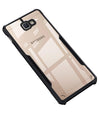 Mobielectro Camera Bump Protection | Slim Stylish 360 Protection Design |Crystal Clear | Shockproof Eagle Back Cover for Samsung J7 PRIME- Black