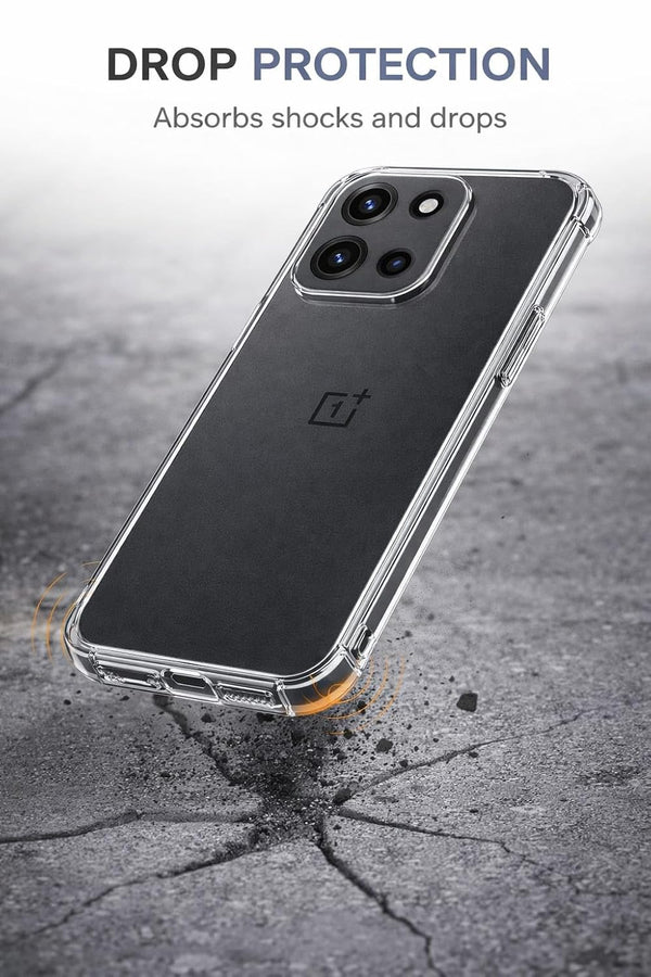 Mobielectro Clear Transparent Shockproof Scratch Resistant Protective Phone Case for OnePlus Nord 6 5G