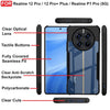 Mobielectro Camera Bump Protection | Slim Stylish 360 Protection Design |Crystal Clear | Shockproof Eagle Back Cover for Realme 12 Plus | P1|Narzo 70|Narzo 70 Pro 5G - Black