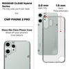 Mobielectro Clear Transparent Shockproof Scratch Resistant Protective Phone Case for CMF Phone 2 Pro 5G