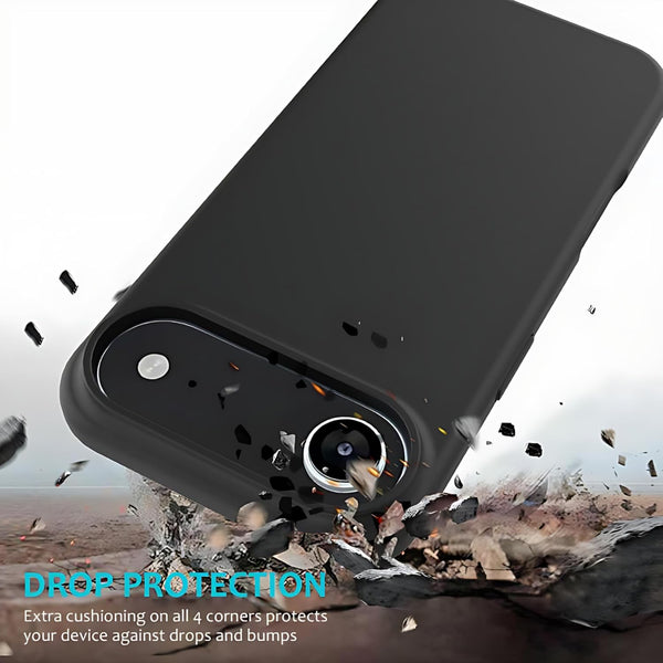 Mobielectro Waterkproof Soft Silicone Ultra Slim O.G Case foriPhone 17 Air - Black