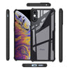 Mobielectro Camera Bump Protection | Slim Stylish 360 Protection Design |Crystal Clear | Shockproof Eagle Back Cover for iPhone XS Max- Black