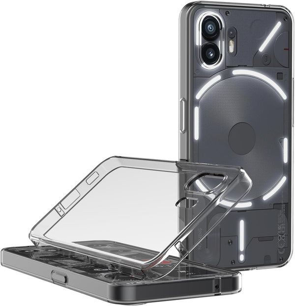 Mobielectro Clear Transparent Shockproof Scratch Resistant Protective Phone Case for Nothing Phone 2 5G
