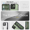 Mobielectro Camera Bump Protection | Slim Stylish 360 Protection Design |Crystal Clear | Shockproof Eagle Back Cover for Moto Edge 40 - Black