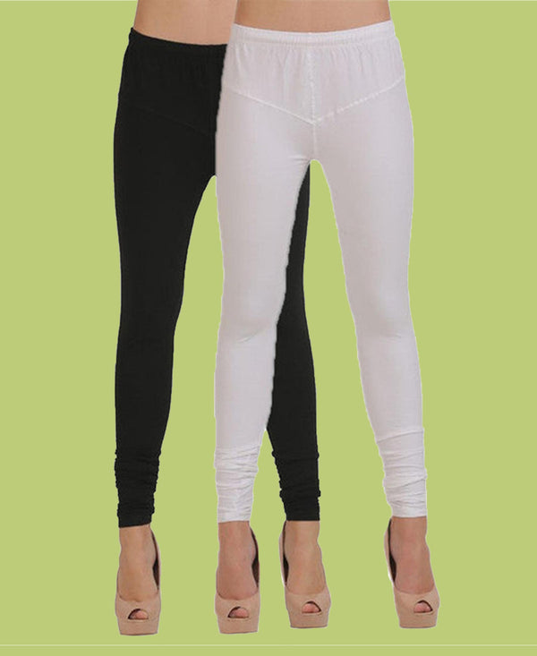 T.T. Women Churidar Legging Pack Of 2