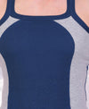 T.T. Men DesignerGym Vest Pack Of 2 Blue-Grey -Red-Blue