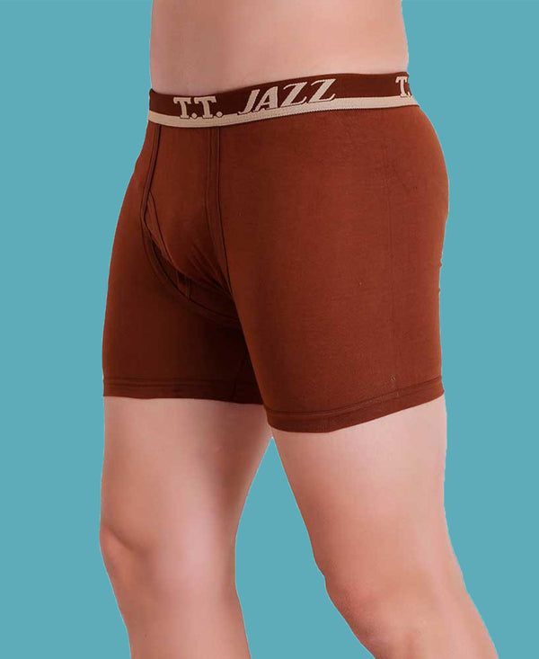 T.T. Mens Jazz Fine Long Trunk Pack Of 10 Assorted