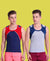 T.T. Men Titanic Designer Gym Vest Pack Of 2 (Blue - Grey)