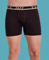 T.T. Men Jazz Top Elastic Trunk Pack Of 2 (Blue - Brown)