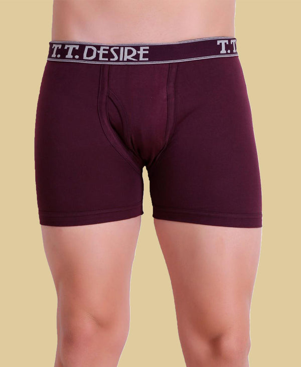 T.T. Men Desire Fine Long Trunk Pack Of 3 (Anthra - Grey - Maroon)
