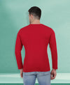 HiFlyers Men Red Regular Fit Printed Round Neck T-Shirt