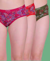 T.T. Womens Hi-Cut Panty Pack Of 3