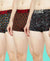 T.T. Mens Desire 100% Combed Cotton Printed Mini Top Elastic Trunk Pack Of 3 Grey-Navy-Orange