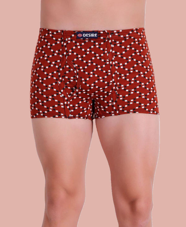 T.T. Men Desire Printed Mini Trunk Pack Of 3 (Black - Blue - Rust)