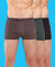 T.T. Men Desire Super Combed Cotton Printed Snug Fit Mini Trunks For Men Pack Of 3 Black-Green-Brown