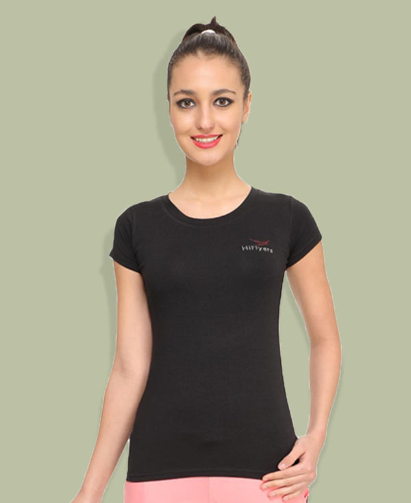 HiFlyers Womens T Shirt Black
