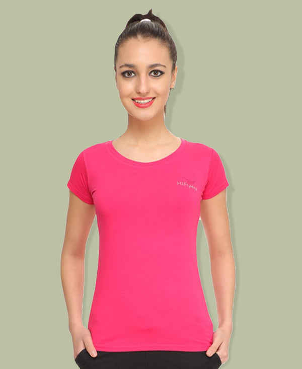 HiFlyers Womens T Shirt Fuschia