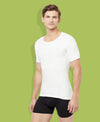 T.T. Men Interlock Vest Half Sleeve Pack Of 5 White
