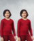 T.T. Boys & Girls |Slim Fit| Cotton Fleece |Full Sleeves|Round Neck|Trendy Winter Wear|Dyed Top Pack Of 2-Red