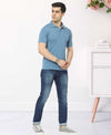 T.T. Men'S Solid Sinker Polo Tshirts With PocketAirforce