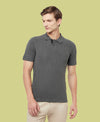 HiFlyers Men'S Solid Tshirts With Pocket Anthra