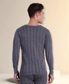 T.T. Men Top Thermal Anthra - Grey Melange (Pack Of 2)