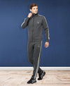 HiFlyers Mens Anthra Regular FitSolid Fleece Tracksuit